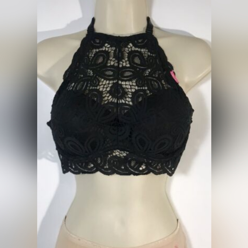 NWOT PINK Victoria's Secret Bras Color Black/Pink size: XL